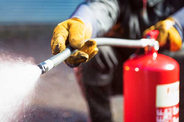 Fire Extinguisher Training as part of Fire Safety Principles Level 2